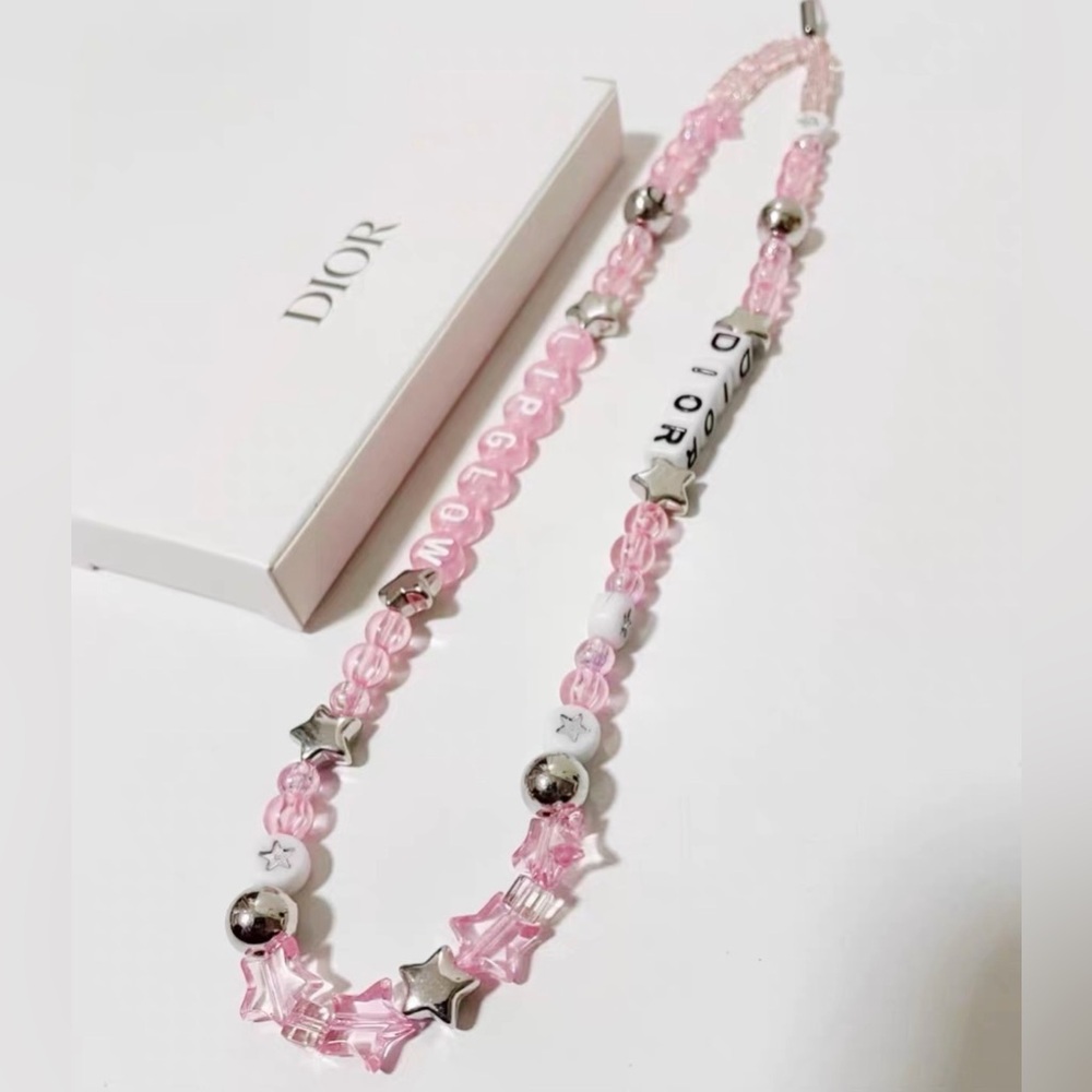Dior Phone Charm With‎ Beads Brand New